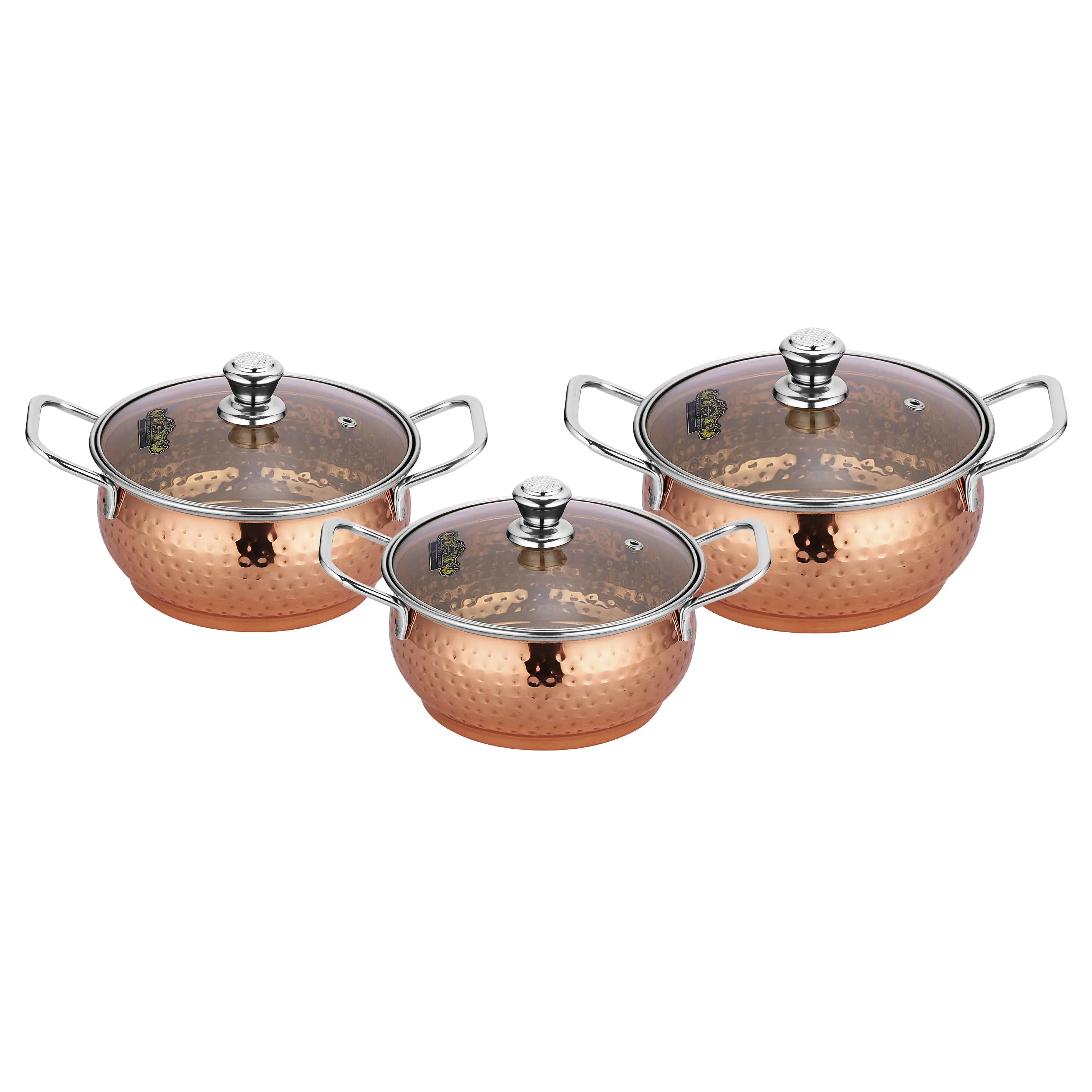 STAINLESS STEEL LA-COPPER PVD HANDI SET - CROCKERY WALA AND COMPANY 