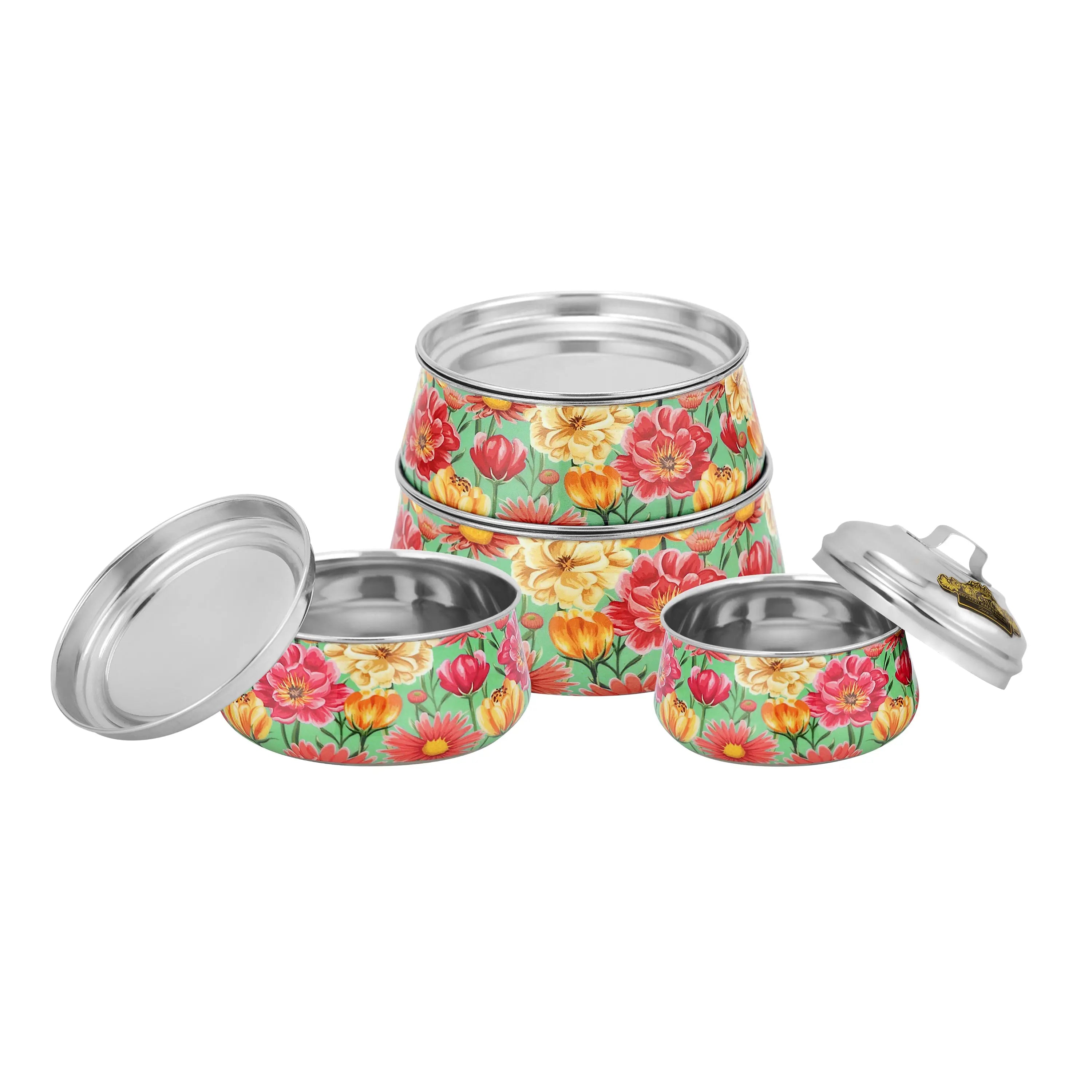 STAINLESS STEEL LUNCH BOX MEENA - CROCKERY WALA AND COMPANY 