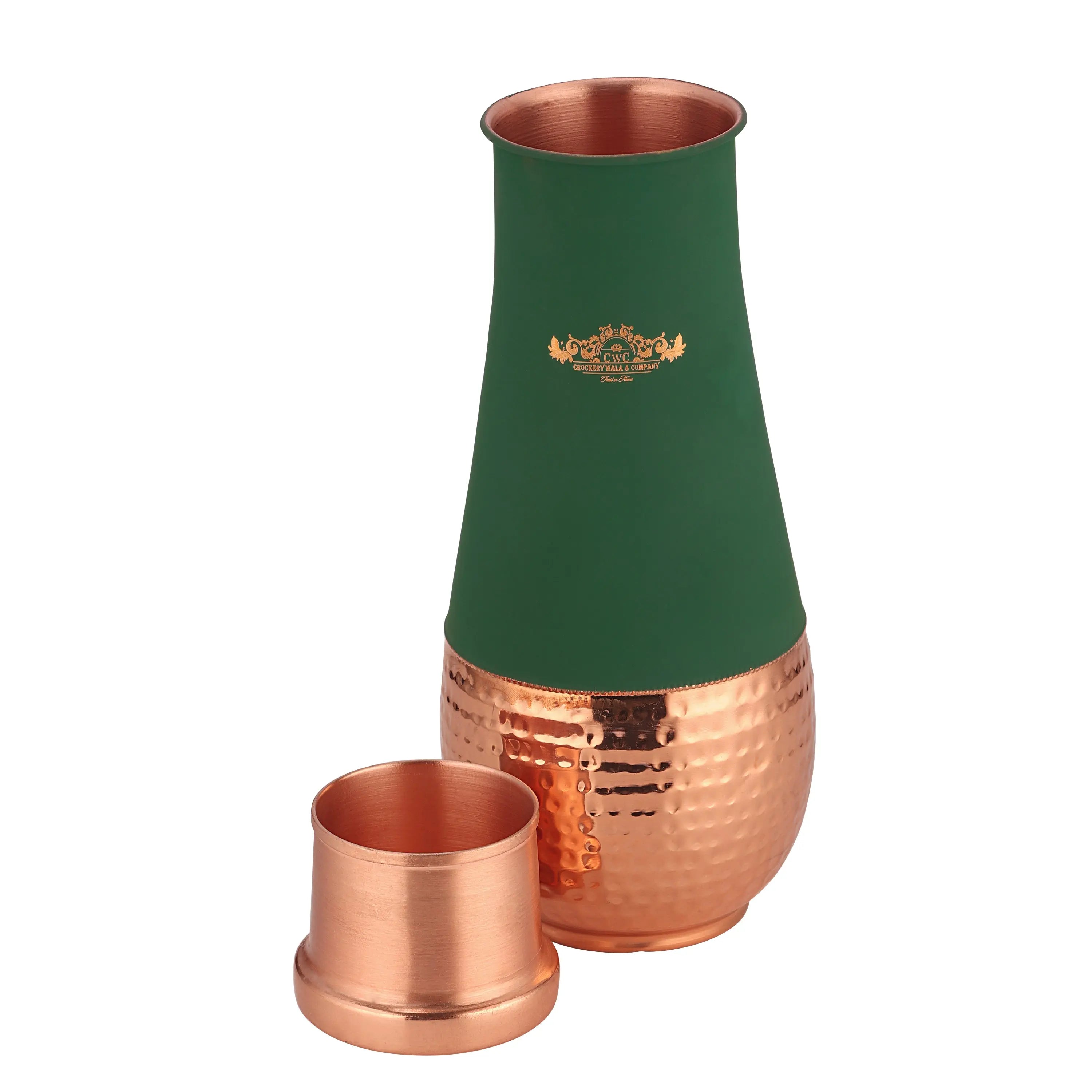 PURE COPPER TULIP JAR VELVET FINISH - CROCKERY WALA AND COMPANY 