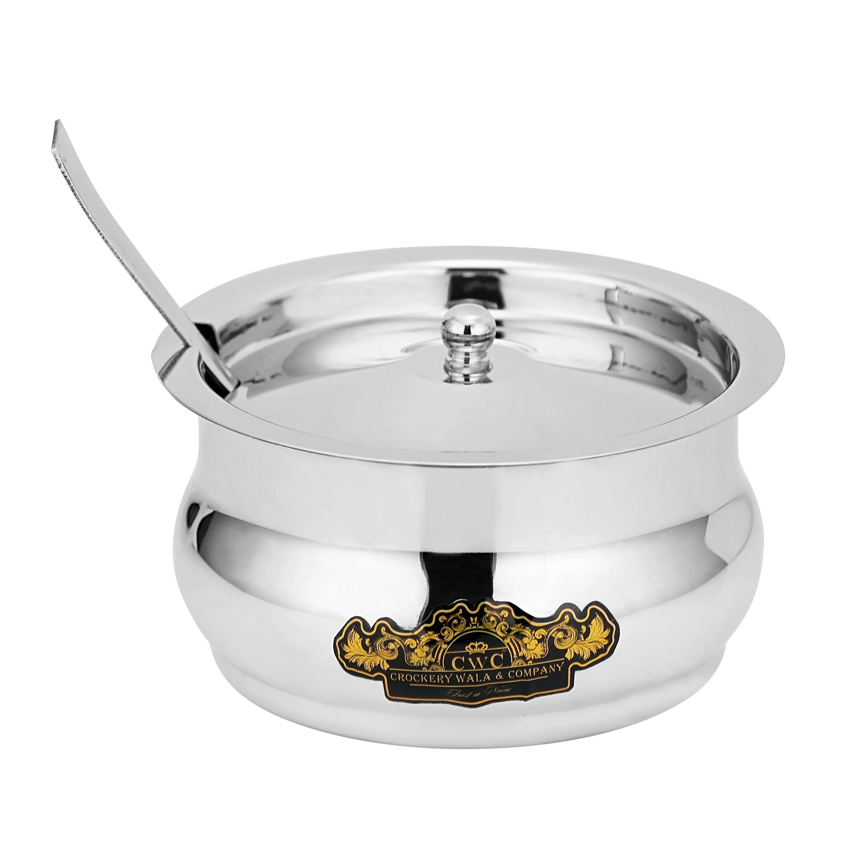 STAINLESS STEEEL  GHEE POT SRISTI - CROCKERY WALA AND COMPANY 