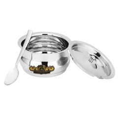 STAINLESS STEEEL  GHEE POT SRISTI - CROCKERY WALA AND COMPANY 