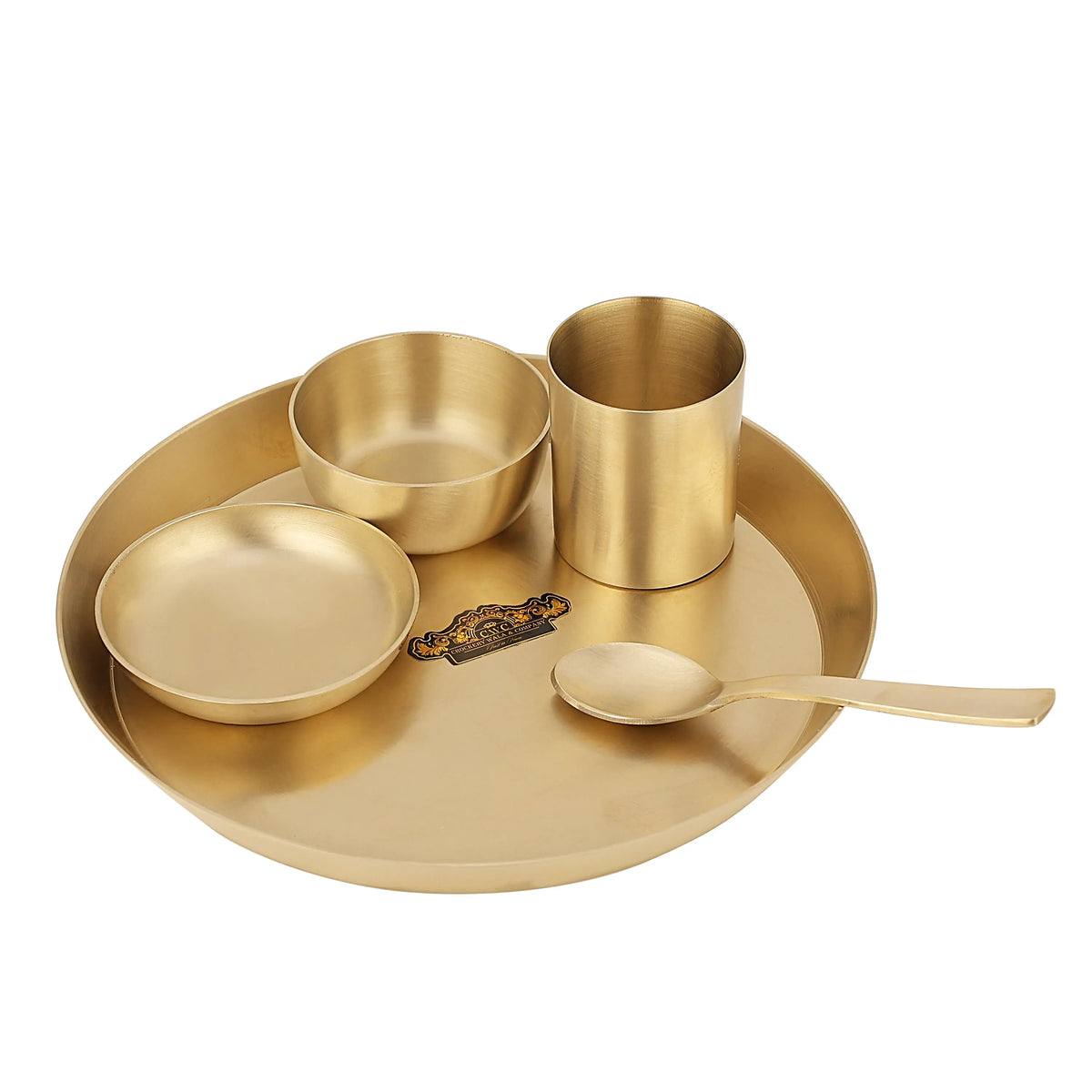 BRONZE MATTE BABY THALI SET - 5 PCS - CROCKERY WALA AND COMPANY 