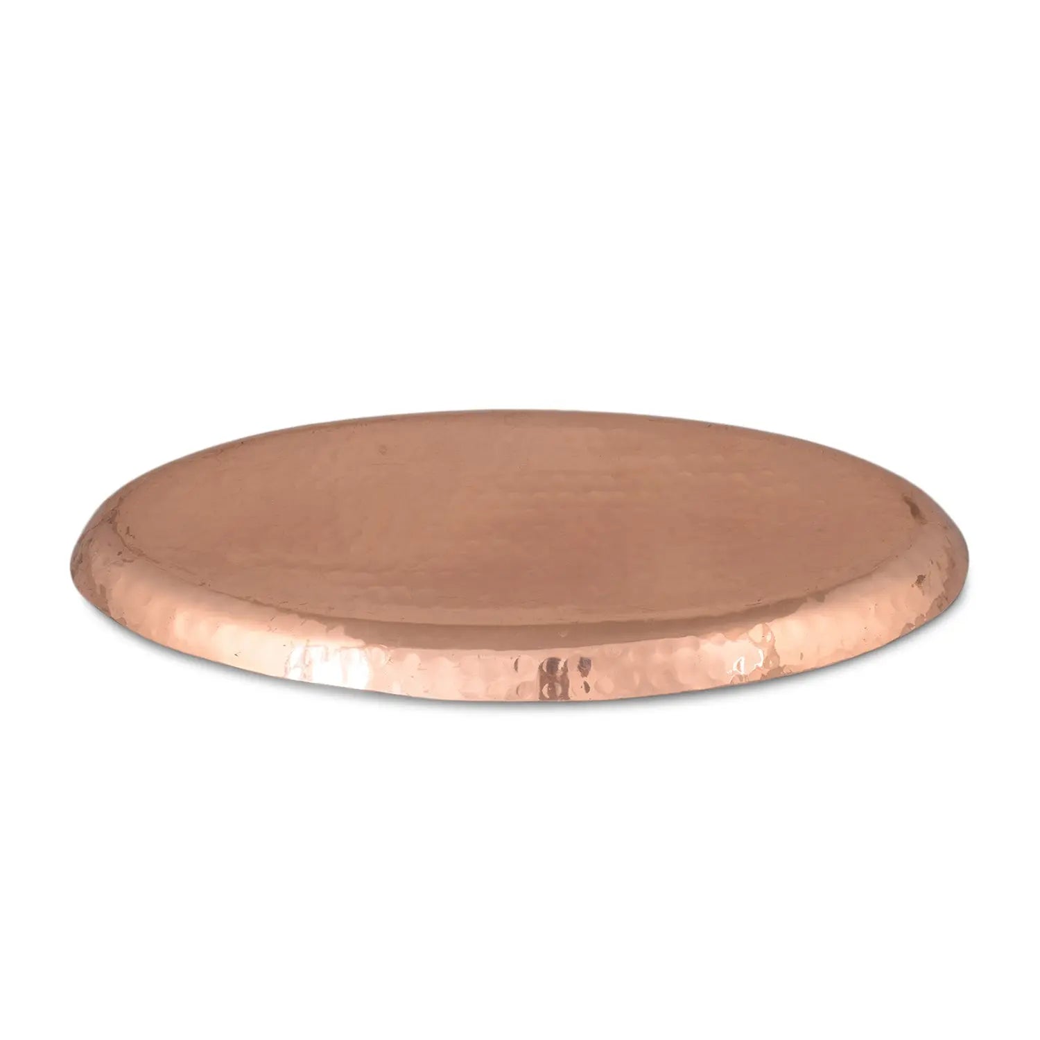 Pure Copper Oval Platter Tray - CROCKERY WALA AND COMPANY 