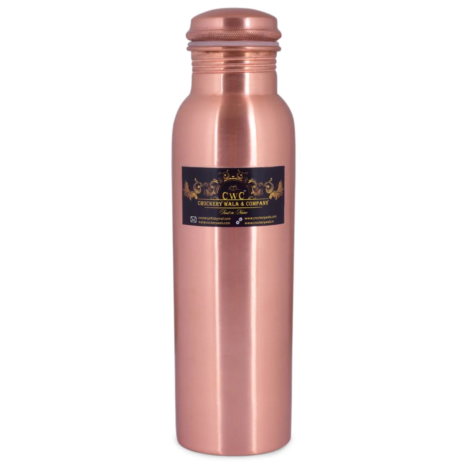 PURE COPPER WATER BOTTLE MATTE FINISH