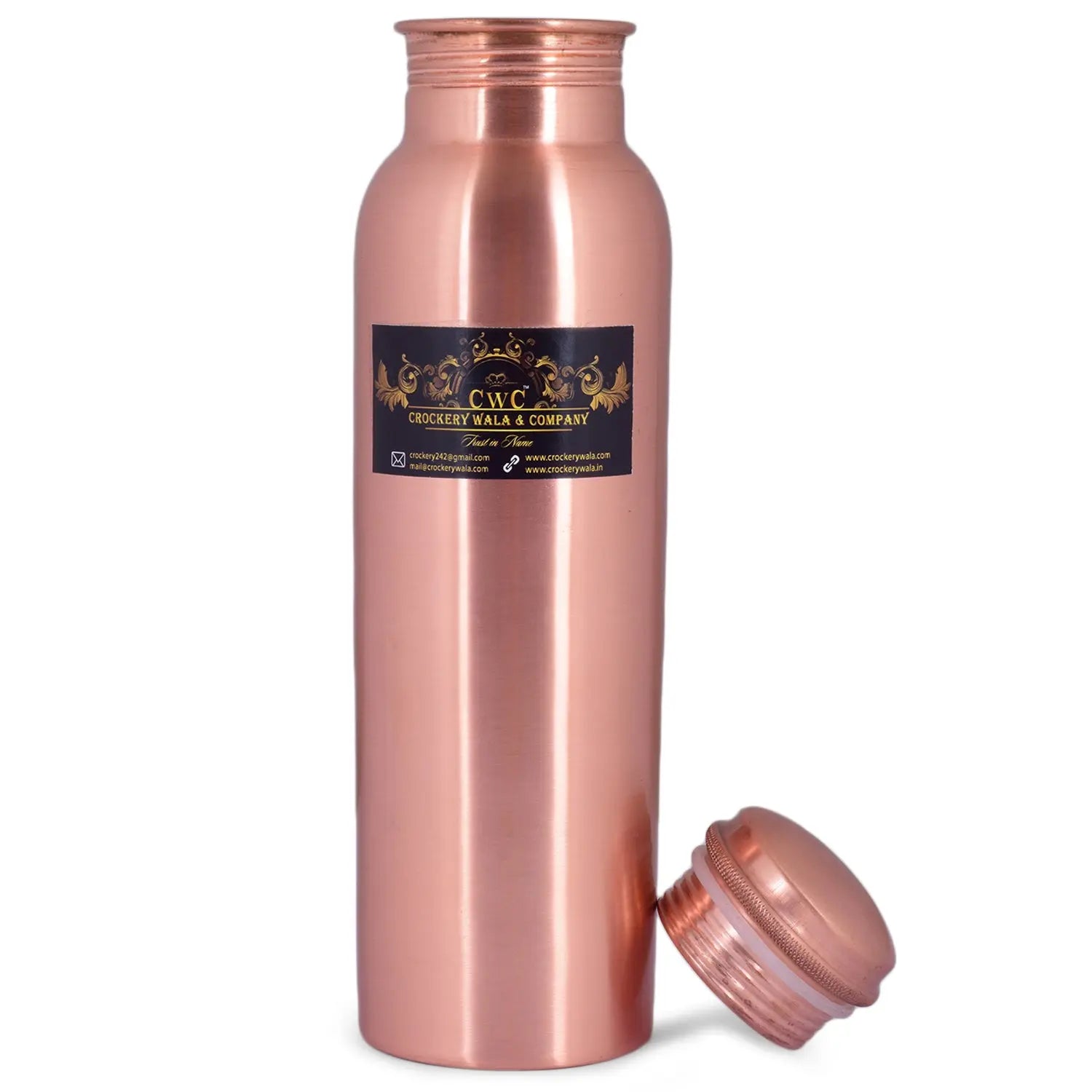 COPPER MATTE FINISH COPPER WATER BOTTLE