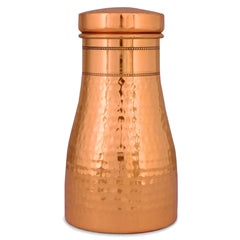 Crockery Wala And Company Bed Side Pure Copper Bottle/Jar 750 Ml - Crockery Wala And Company