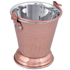 Crockery Wala & Company Steel Copper Bucket Balti, for Serving Dishes, Kitchenware & Tableware - CROCKERY WALA AND COMPANY 