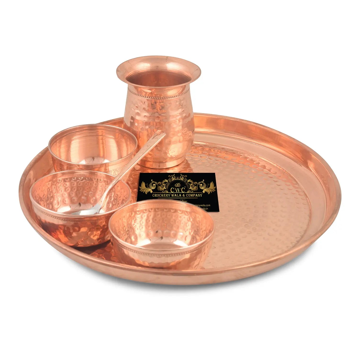 Copper dinner cheap set price