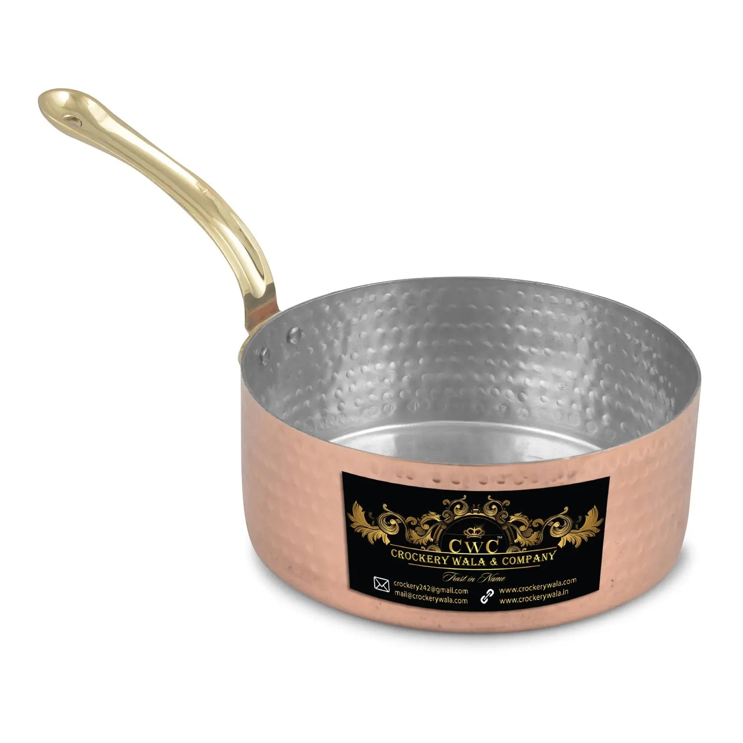 Copper kalai saucepan 300 ml