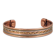 Copy of Crockery Wala & Company Copper Magnetic Bangle/Bracelet For Good Helath Free Size d2 - Crockery Wala And Company