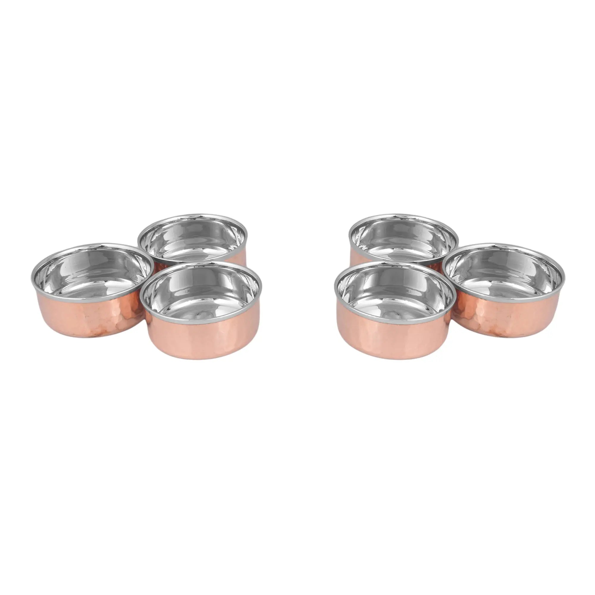 Crockery Wala And Company  Steel Copper Bowls - CROCKERY WALA AND COMPANY 