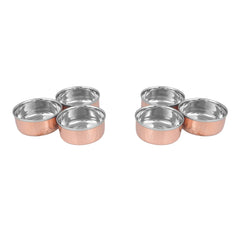 Crockery Wala And Company  Steel Copper Bowls - CROCKERY WALA AND COMPANY 