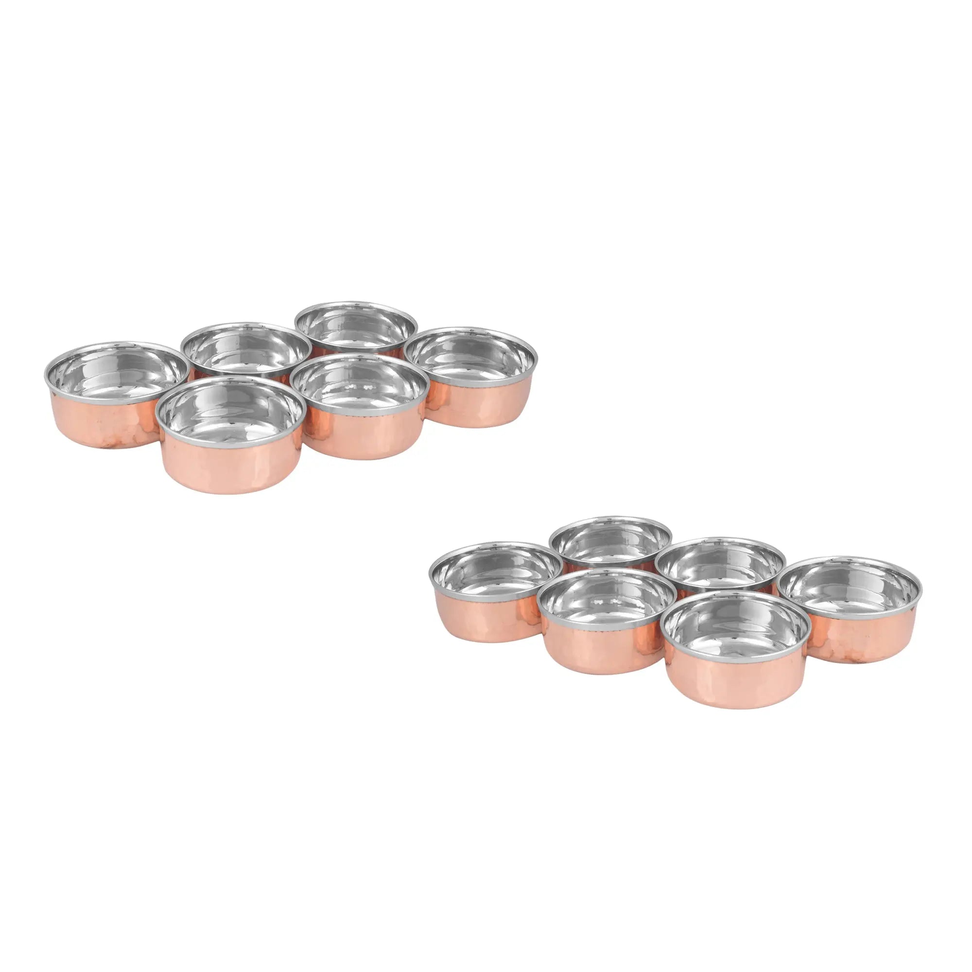 Crockery Wala And Company  Steel Copper Bowls - CROCKERY WALA AND COMPANY 