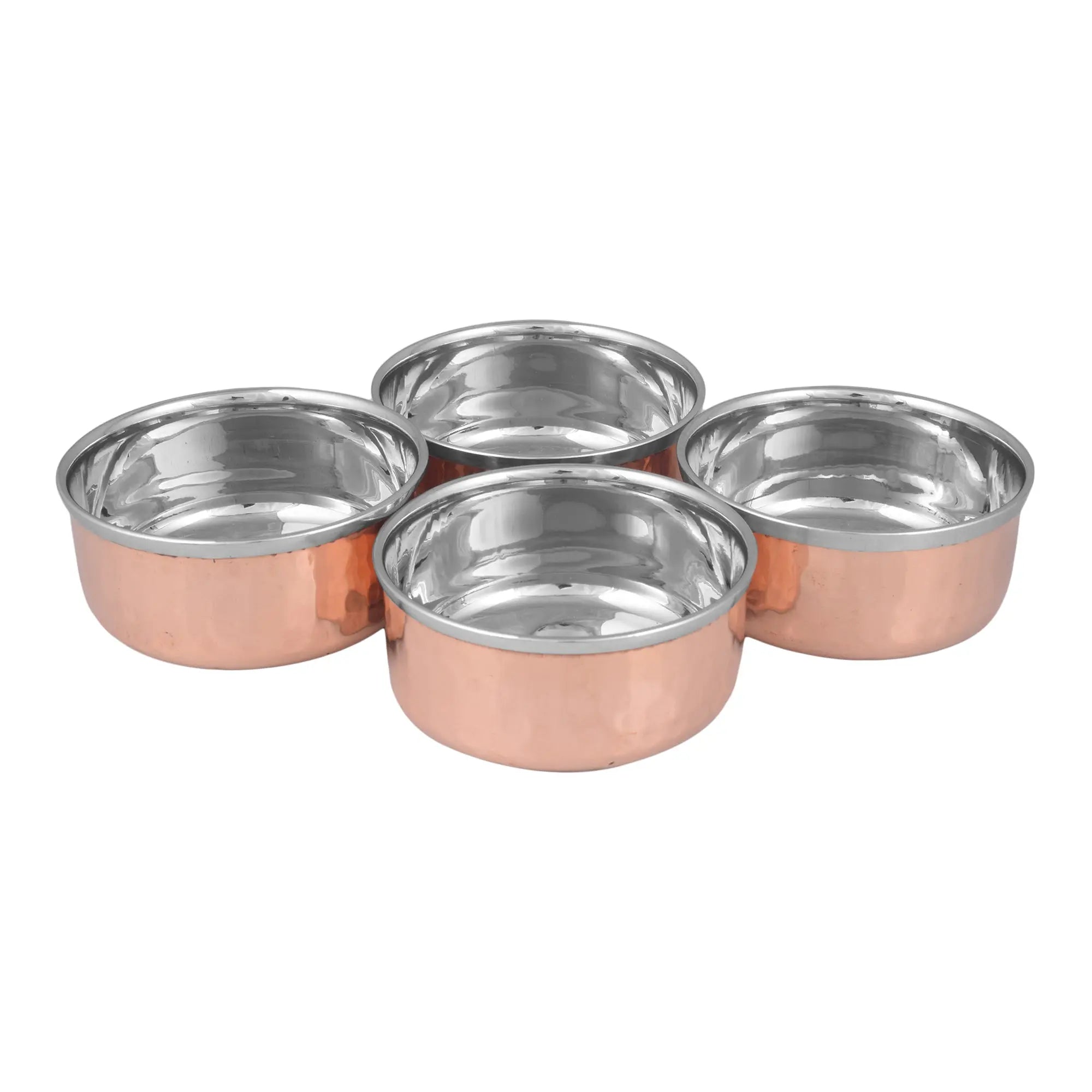 Crockery Wala And Company  Steel Copper Bowls - CROCKERY WALA AND COMPANY 