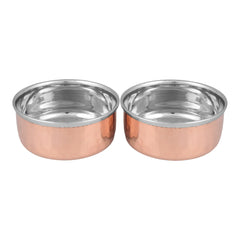 Crockery Wala And Company  Steel Copper Bowls - CROCKERY WALA AND COMPANY 