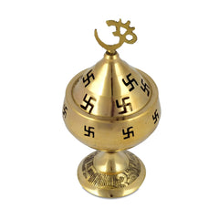 Brass Goblet Diya for Pooja worship of gods - CROCKERY WALA AND COMPANY 