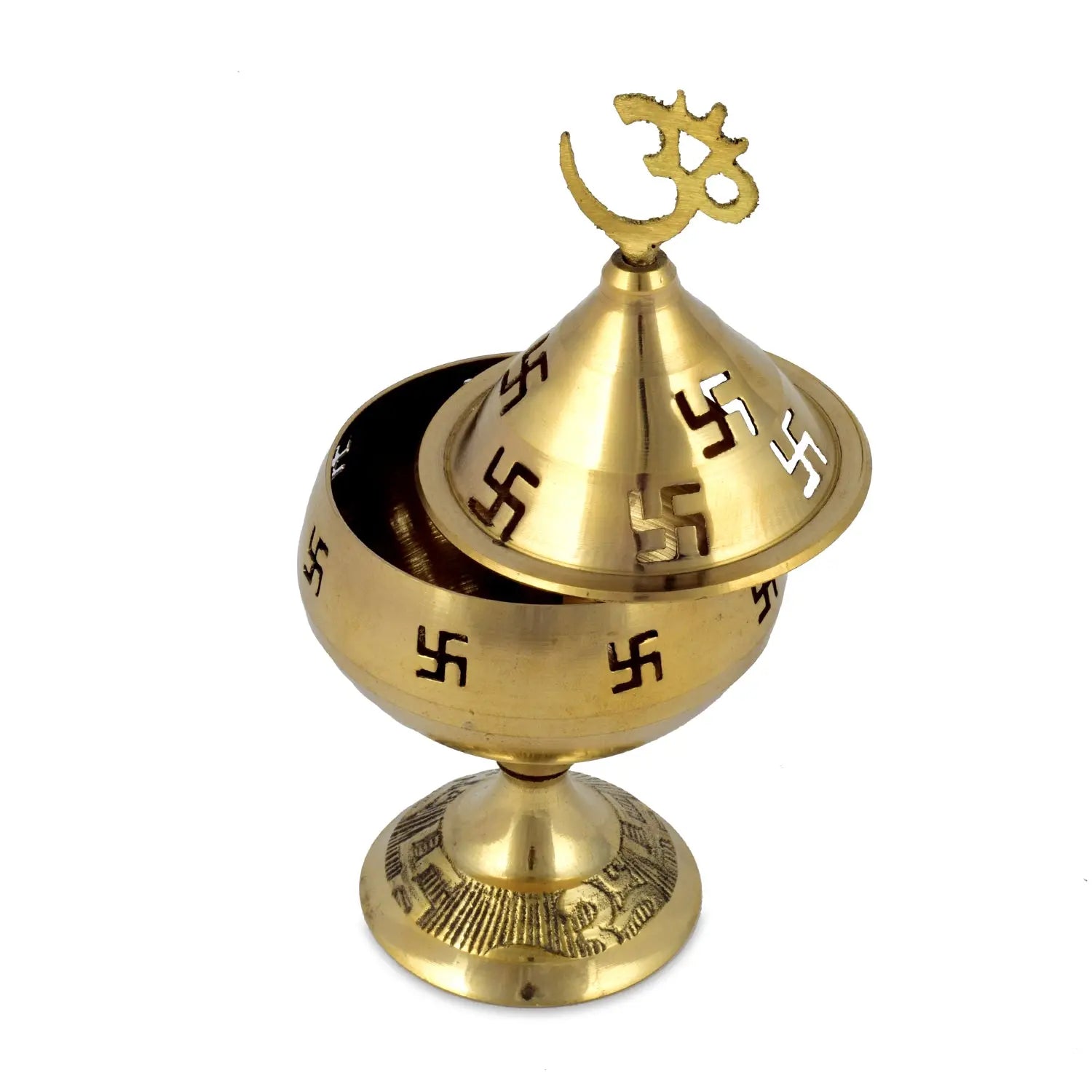 Brass Goblet Diya for Pooja worship of gods - CROCKERY WALA AND COMPANY 