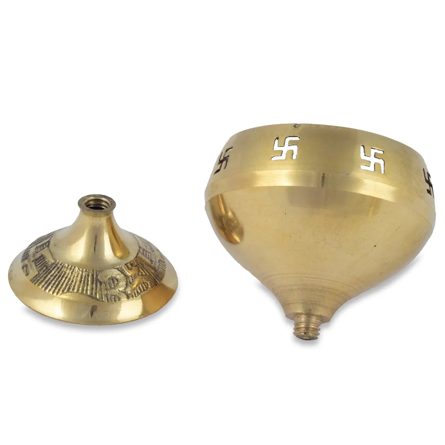 Brass Goblet Diya for Pooja worship of gods - CROCKERY WALA AND COMPANY 